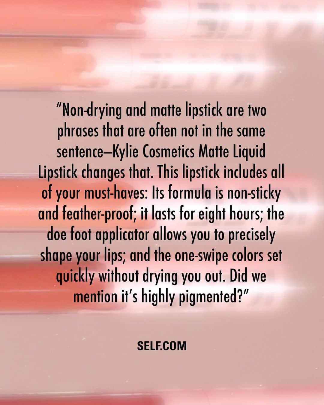 カイリー・ジェンナーさんのインスタグラム写真 - (カイリー・ジェンナーInstagram)「new shades of my matte liquid lipstick just dropped today on KylieCosmetics.com 💕 thank you @selfmagazine for the best matte lipstick award @kyliecosmetics」7月22日 4時43分 - kyliejenner