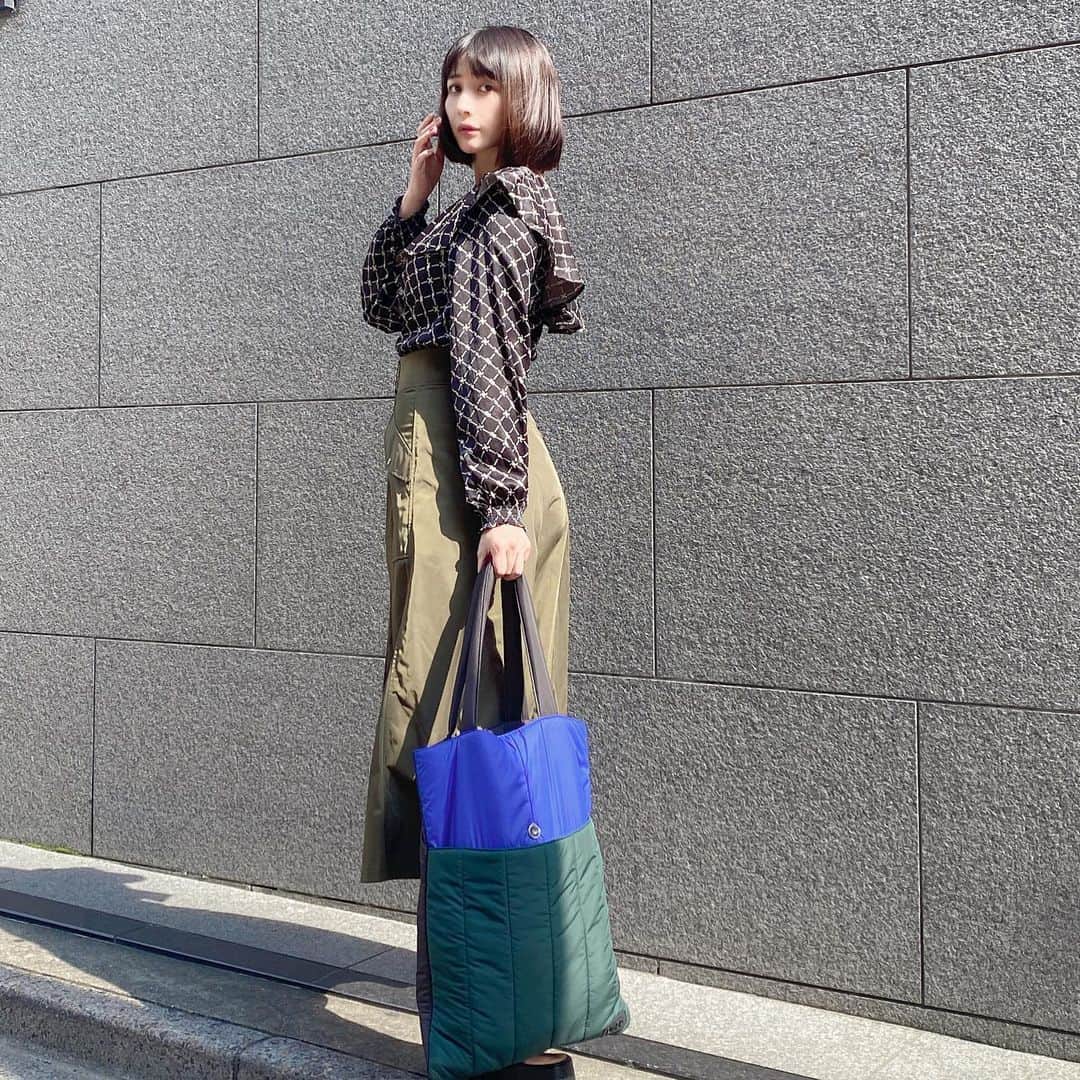 はりーさんのインスタグラム写真 - (はりーInstagram)「tops skirt @vis_jp  bag @un3d_official」10月2日 5時22分 - kirarin_harry_official