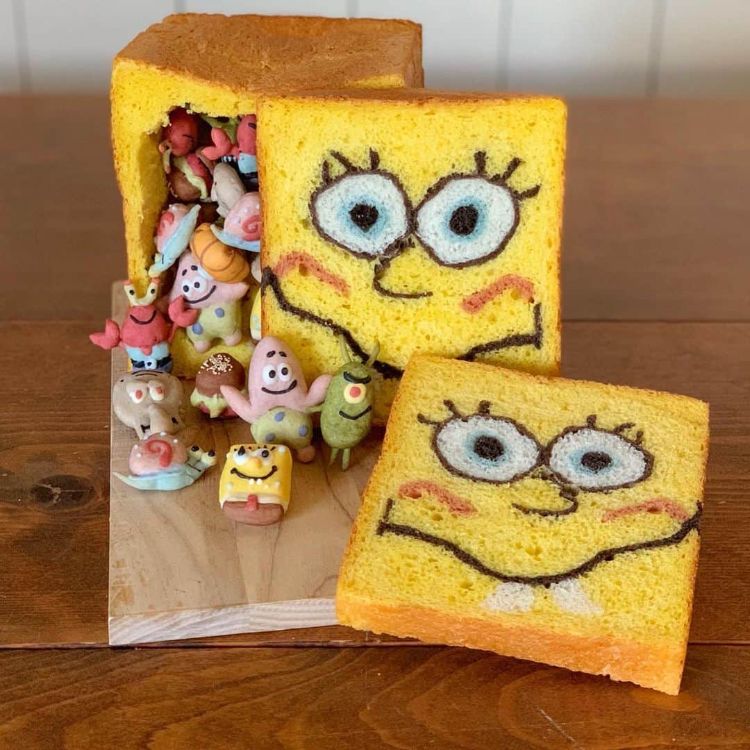Ranさんのインスタグラム写真 Raninstagram イラストパン スポンジボブ Spongebob Bread Breadart Foodart Spongebob Spongebobmemes Kawaii Kawaiifood Baker Artwork 手作りパン スポンジボブ スポンジ 究極の
