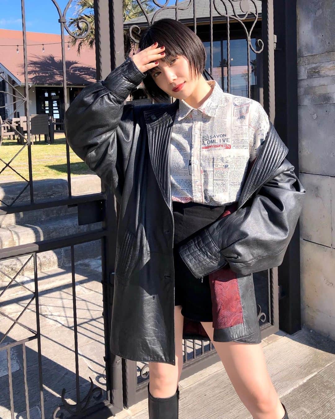 Mikako さんのインスタグラム写真 - (Mikako Instagram)「アウター以外、妹のクローゼット漁って妹の服借りた日