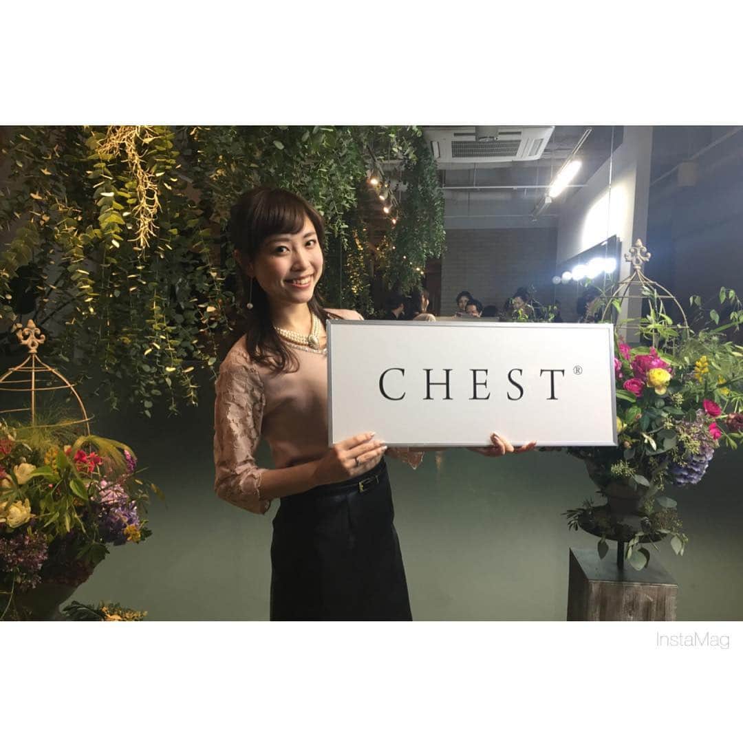 岡本愛加のインスタグラム：「CHESTさんの17thパーティーに ご招待頂きました。 #CHEST #chest  #party #ミスキャンパス神戸  #ミスコン #あと5日」