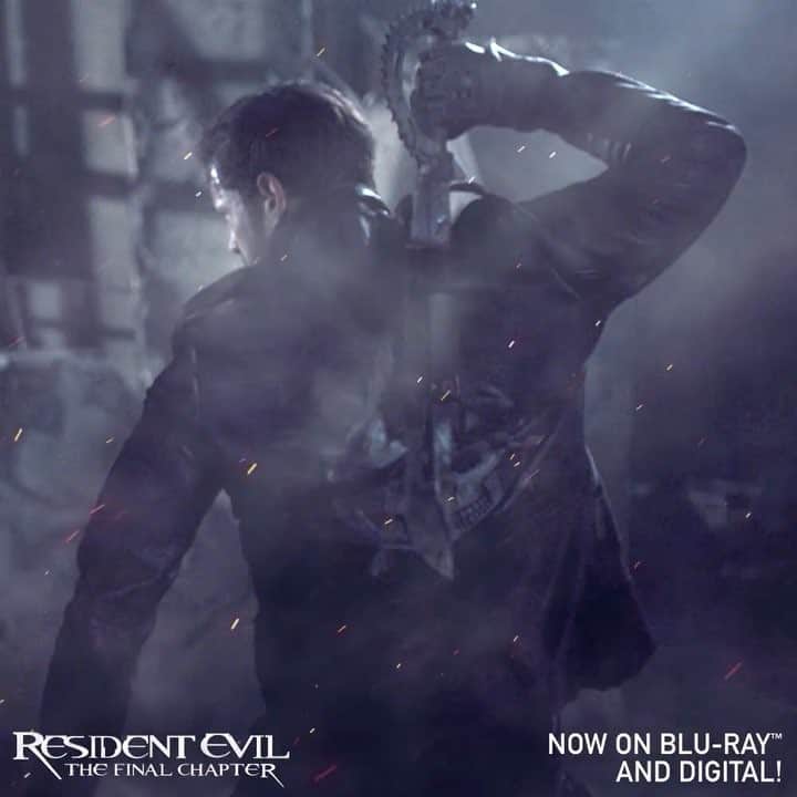 Resident Evilのインスタグラム：「Swords don’t run out of bullets. Resident Evil: The Final Chapter, available now on Digital & Blu-ray!」