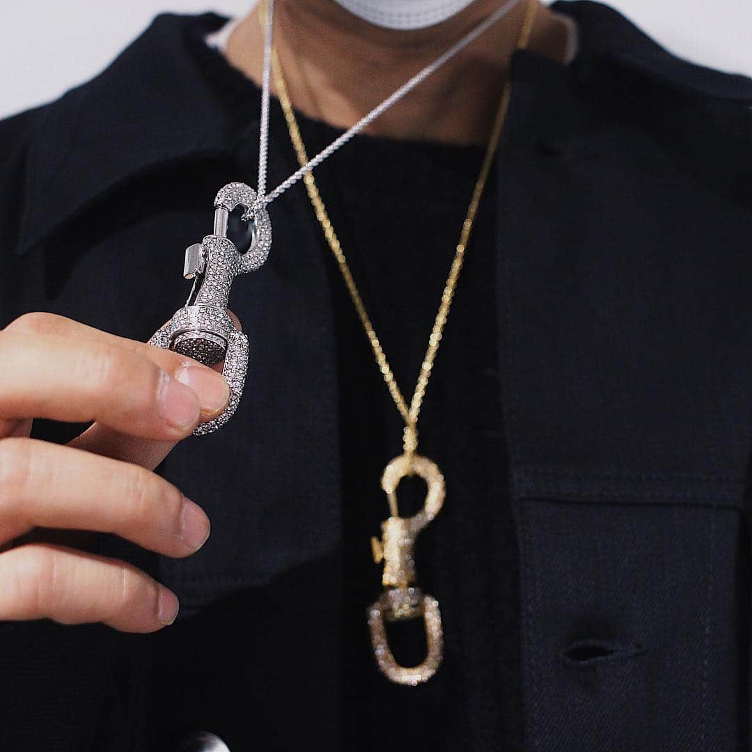 ghost icey key hook ネックレス-
