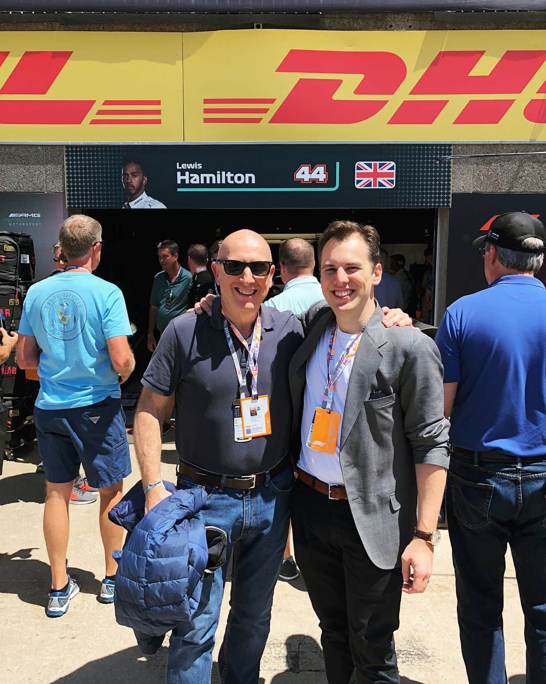 Mike Kriegerのインスタグラム：「Happy Father's Day to my dad, who I just spent an amazing weekend with in Montreal for the Canadian GP. Thank you for shaping who I am today... and for getting me into ⚽️💻 and 🏎 from when I was little 😀」