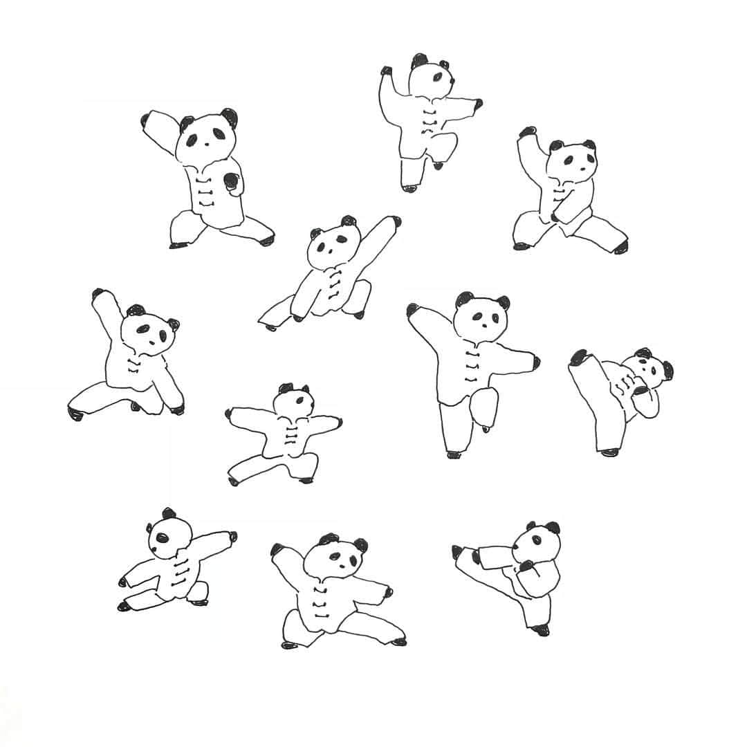ハルペイさんのインスタグラム写真 ハルペイinstagram はい 運動不足 カンフー 太極拳 中国武術 パンダ 大熊猫 Panda China Doodle Draw Drawing Illustrator Illustration Art Artwork Instaart Sketch お絵描き Japan 絵 雑貨 湘南 イラスト