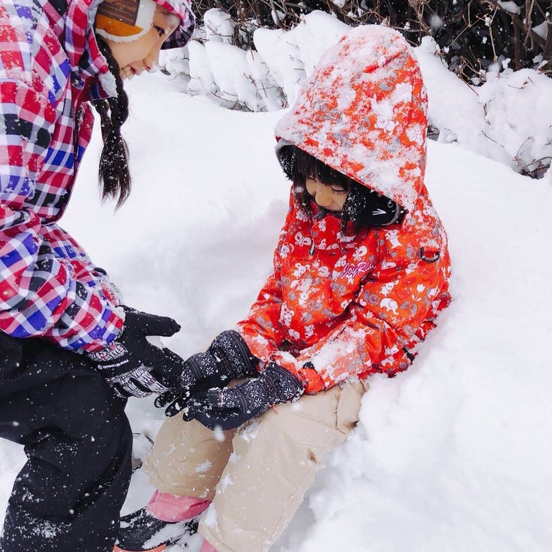 稲垣芽生のインスタグラム：「今日は雪が降ったね☺️ …ということで去年の冬の写真📸」