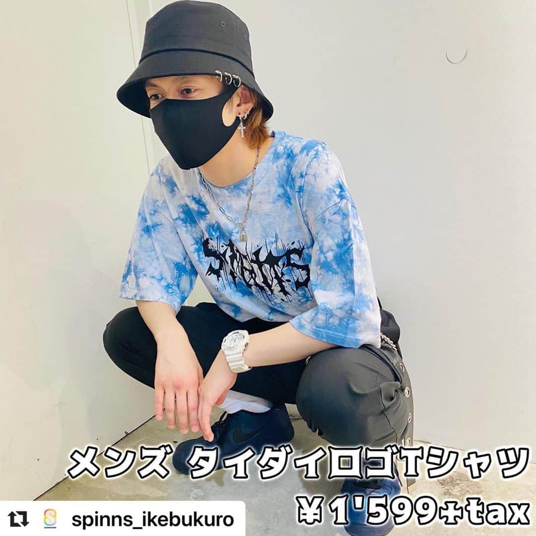 スピンズさんのインスタグラム写真 スピンズinstagram Repost Spinns Ikebukuro With Make Repost メンズコーナーのオススメアイテム タイダイ柄ロゴtシャツ 1 599 Tax タイダイ柄 が 夏コーデ にぴったりです