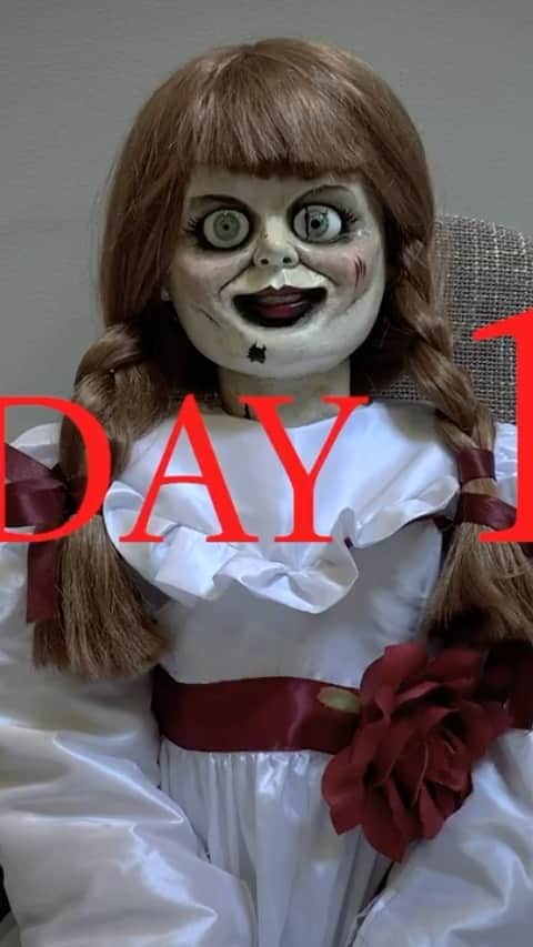 ジェームズ・ワンのインスタグラム：「What has Annabelle been up to during quarantine?? Happy National Doll Day!」