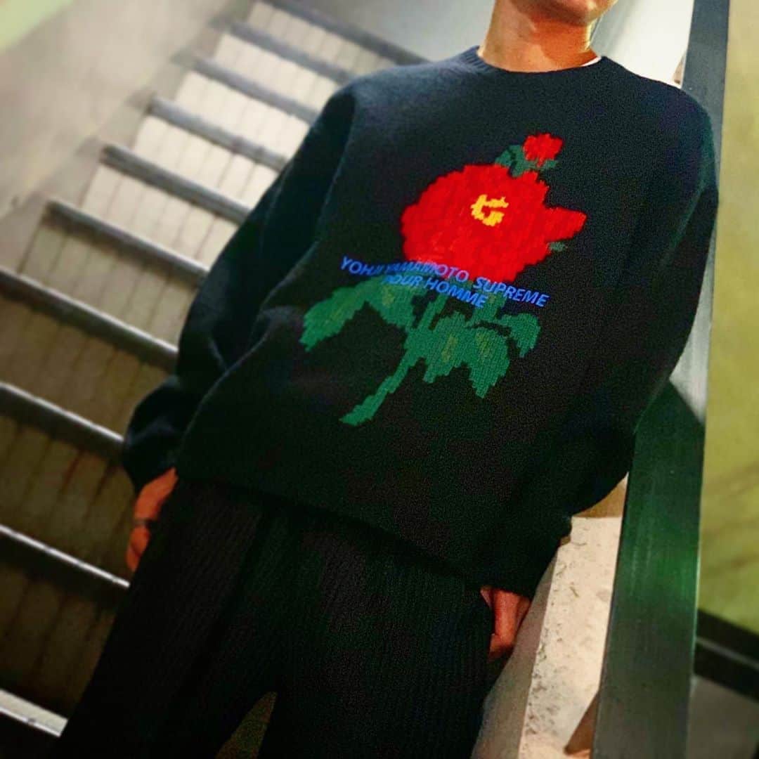 海外花系 付属品完備☆美品supreme Yohji Yamamoto sweater
