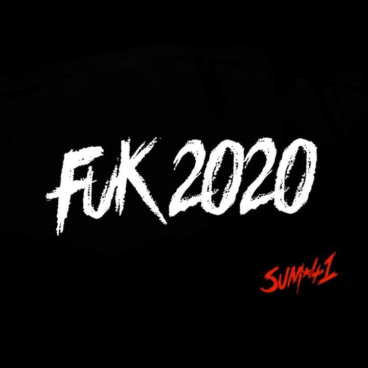 Sum 41のインスタグラム：「🖕Fuk 2020🖕  New face mask just added to sum41shop.com.」
