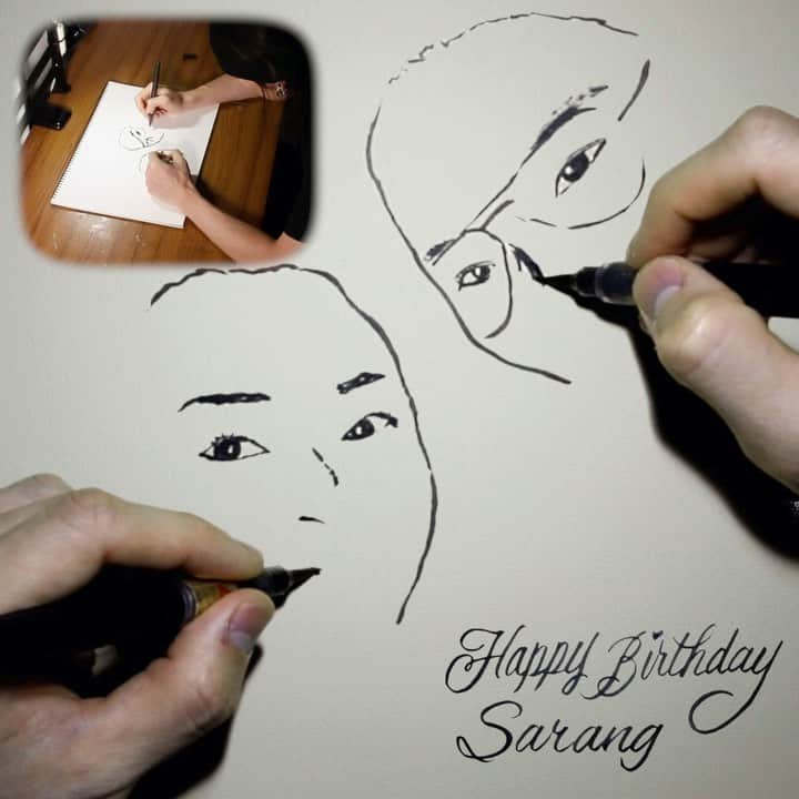小野裕人さんのインスタグラム動画 - (小野裕人Instagram)「Happy Birthday Sarang🎉 お二人の笑顔が、これからも