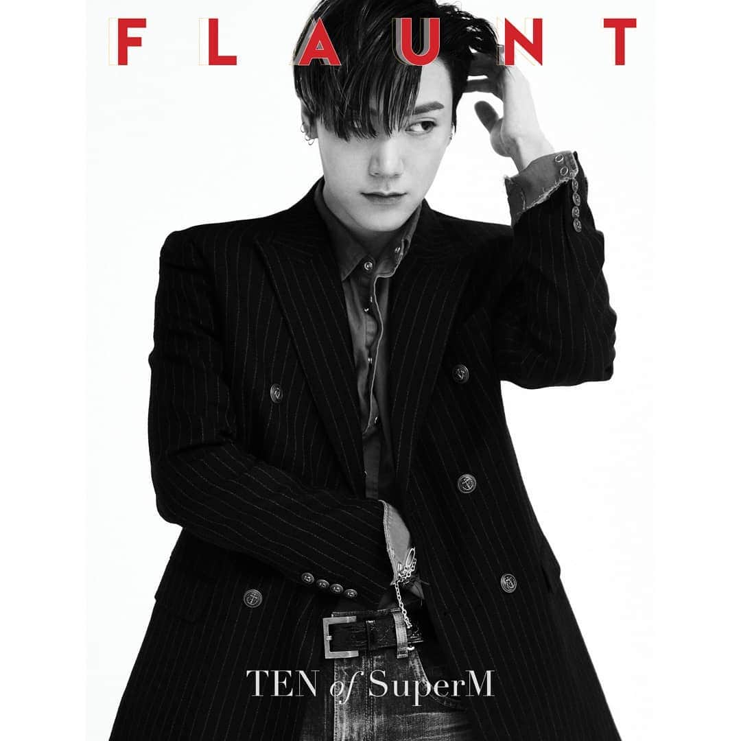 SuperMのインスタグラム：「SuperM x @FlauntMagazine  #TEN @tenlee_1001 #SuperM #ChaosandCalm #FlauntMagazine」