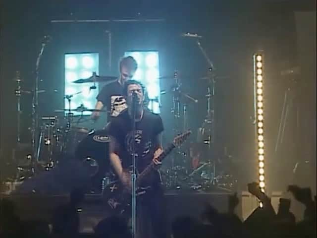 Sum 41のインスタグラム：「"Still Waiting" was released as the first single from 'Does This Look Infected?' on this day in 2002!  Watch "Still Waiting" Live in Tokyo now: link in story」