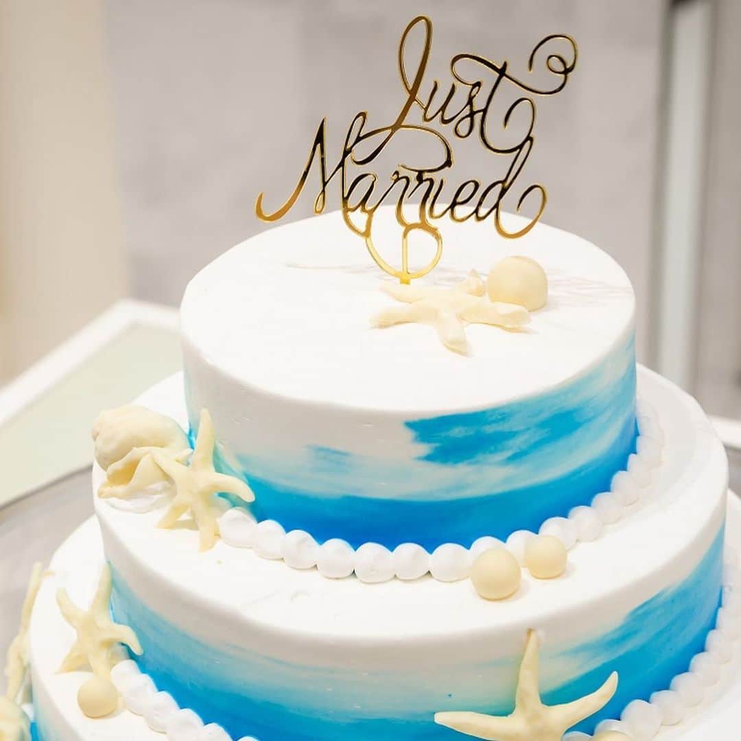 アルカンシエル南青山さんのインスタグラム写真 アルカンシエル南青山instagram ウエディングケーキ ふたりらしさを表現して サンセットの綺麗な海で プロポーズしてもらって それはとても嬉しそうに 教えてくださいました ふたりの大切な