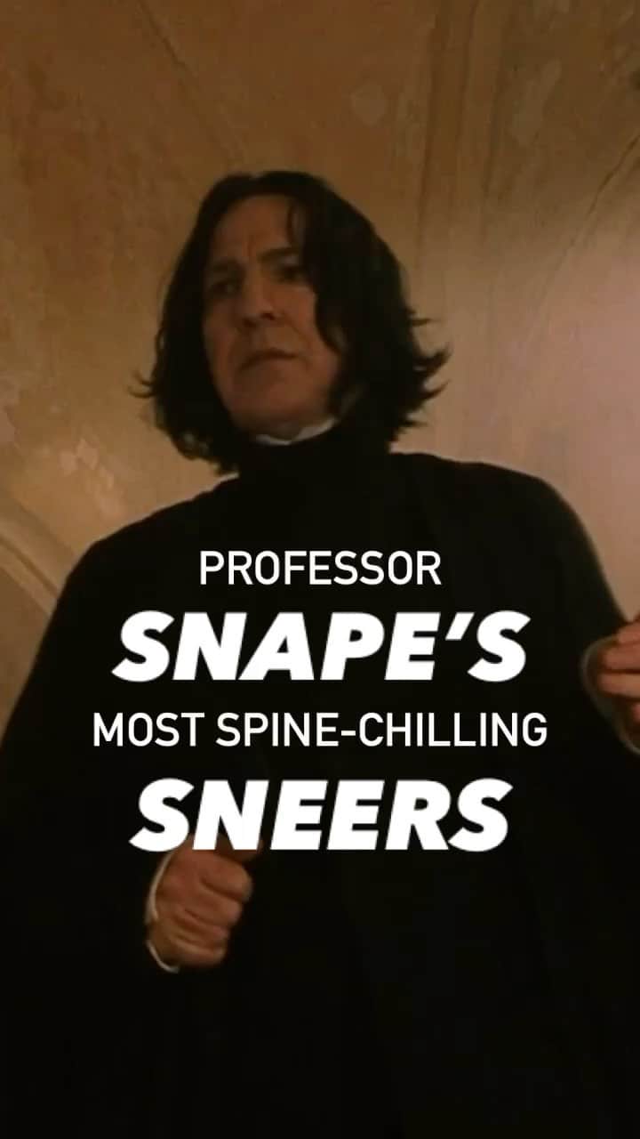 ハリー・ポッターのインスタグラム：「Happy birthday to the master of potions and poisonous glares. What's your favourite Professor Snape staredown?」