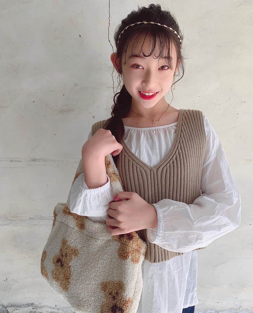 魅了 くまちゃんバッグ ナチュラルバッグ 韓国ファッション 韓国子供服