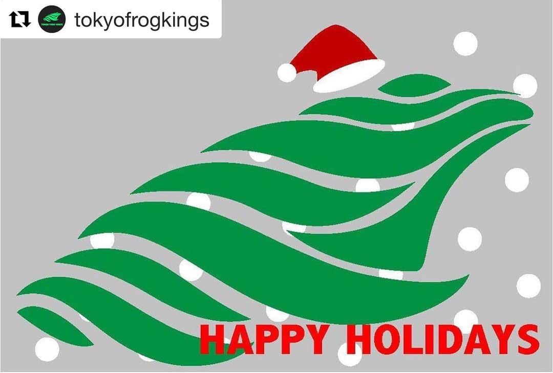 北島康介のインスタグラム：「@tokyofrogkings  ・・・ Merry Christmas and happy holidays to all our fans around the world 🎅🏻🐸🎄 #ISL #ISwimLeague #TokyoFrogKings #happyholidays」