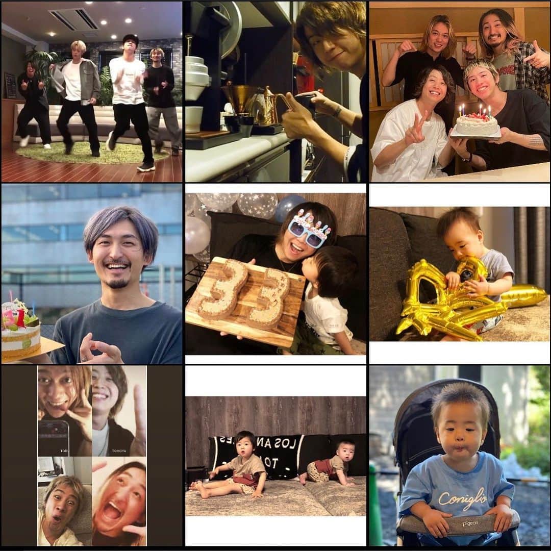 Tomoyaのインスタグラム：「2020年。 自分自身と向き合う時間が増え、 やりたいこと、やるべきことが鮮明に。 バランスが変わったことで少し戸惑いもありましたが、 今年しかできないことにチャレンジできた1年になりました⭕️  ゴルフでは初めての70台が出て⛳️ コーヒーではハンドドリップの楽しさに触れました☕️  家族と過ごす時間も増え、 子供には毎日パワーをもらい👶   初めてのオンラインライブでは表現する楽しさを、みんなとの繋がりを、改めて強く強く感じました。    支えてくれる人達のおかげで 今年も幸せな1年になりました  心から感謝しています🌈  みんな、いつもありがとう☺️ 来年もよろしくね☺️ 良いお年を✨   @oneokrockofficial   #bestnine2020 #眠いので絶対年越し前に寝ます #良いお年を」
