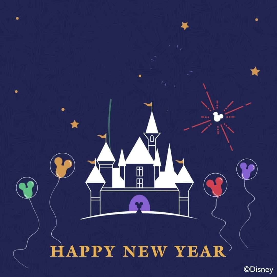 ディズニーランドさんのインスタグラム動画 ディズニーランドinstagram Happy New Year 1月1日 17時01分 Disneyland