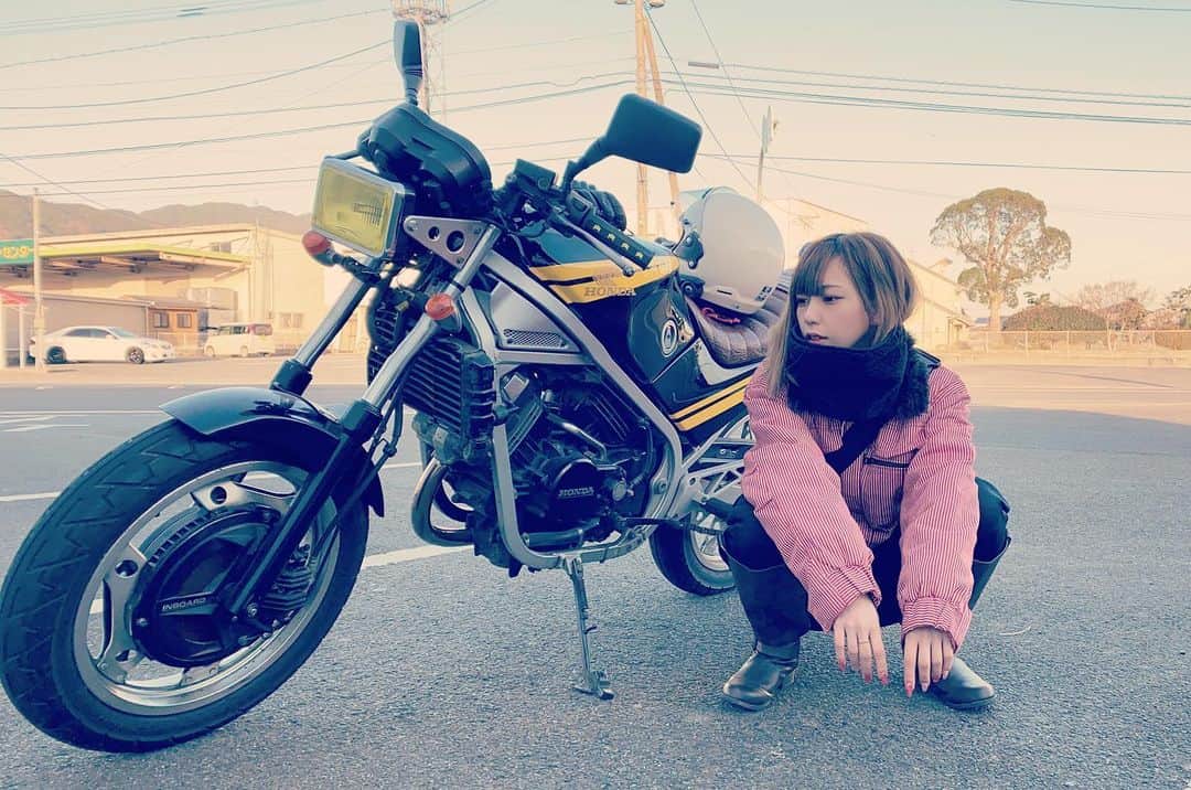 よもぎさんのインスタグラム写真 よもぎinstagram 今年初バイク Vt250 250cc 旧車バイク