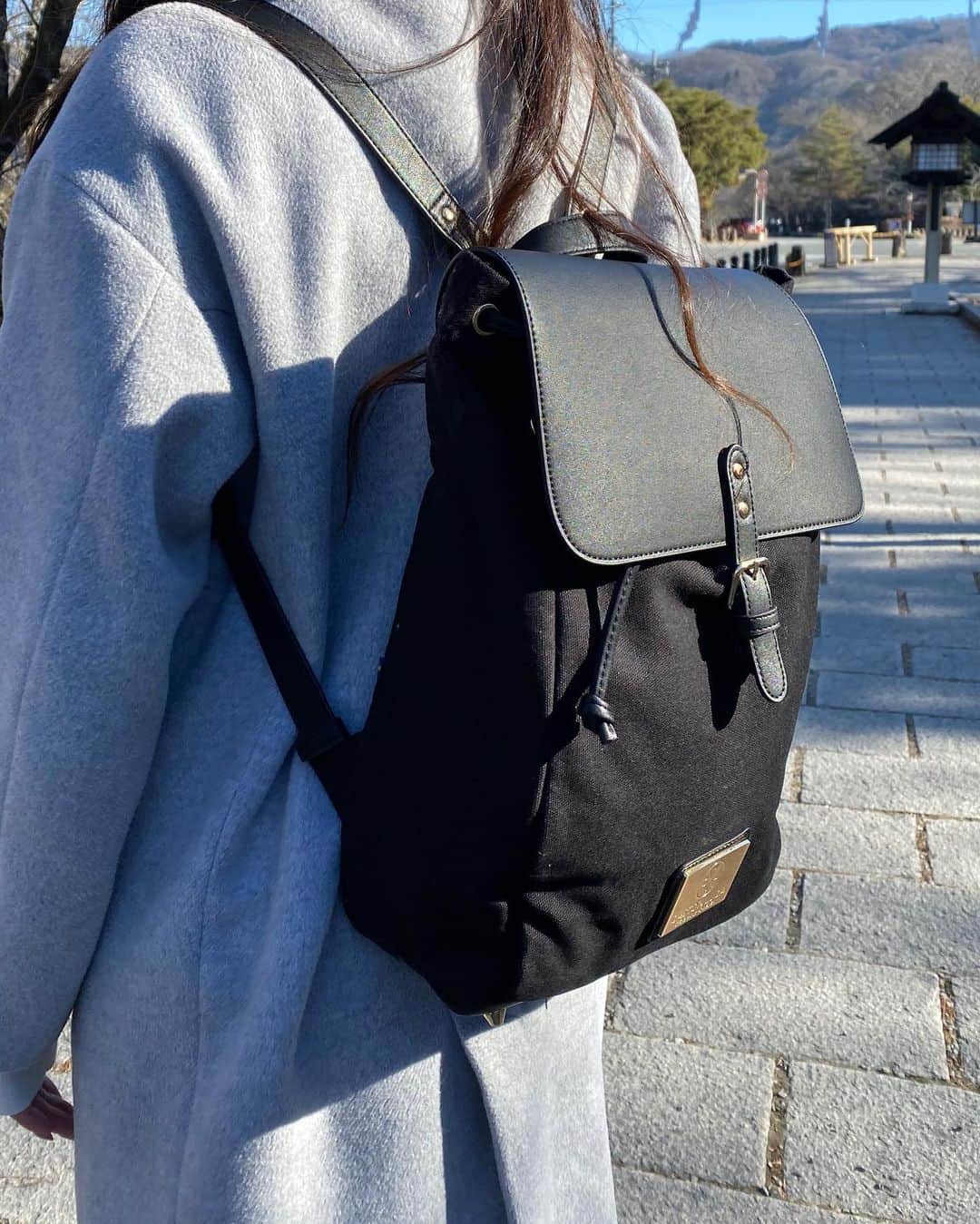村田綾さんのインスタグラム写真 - (村田綾Instagram)「最近お気に入りのガストンルーガのバッグ♪ 実はずっと、バッグパックが欲しく