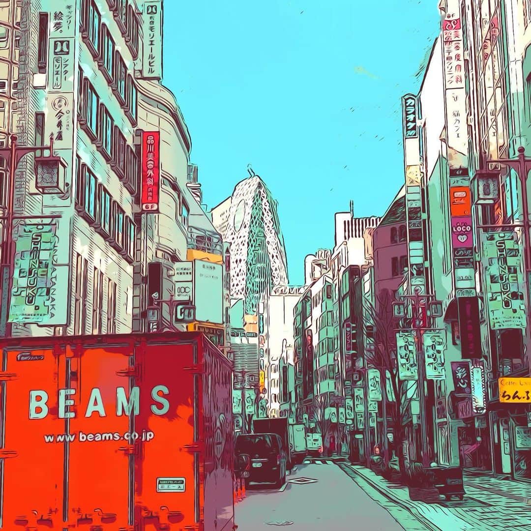 日出郎さんのインスタグラム写真 - (日出郎Instagram)「Usual Shinjuku  #日出郎 #新宿」1月16日 16時11分 - hiderou1030