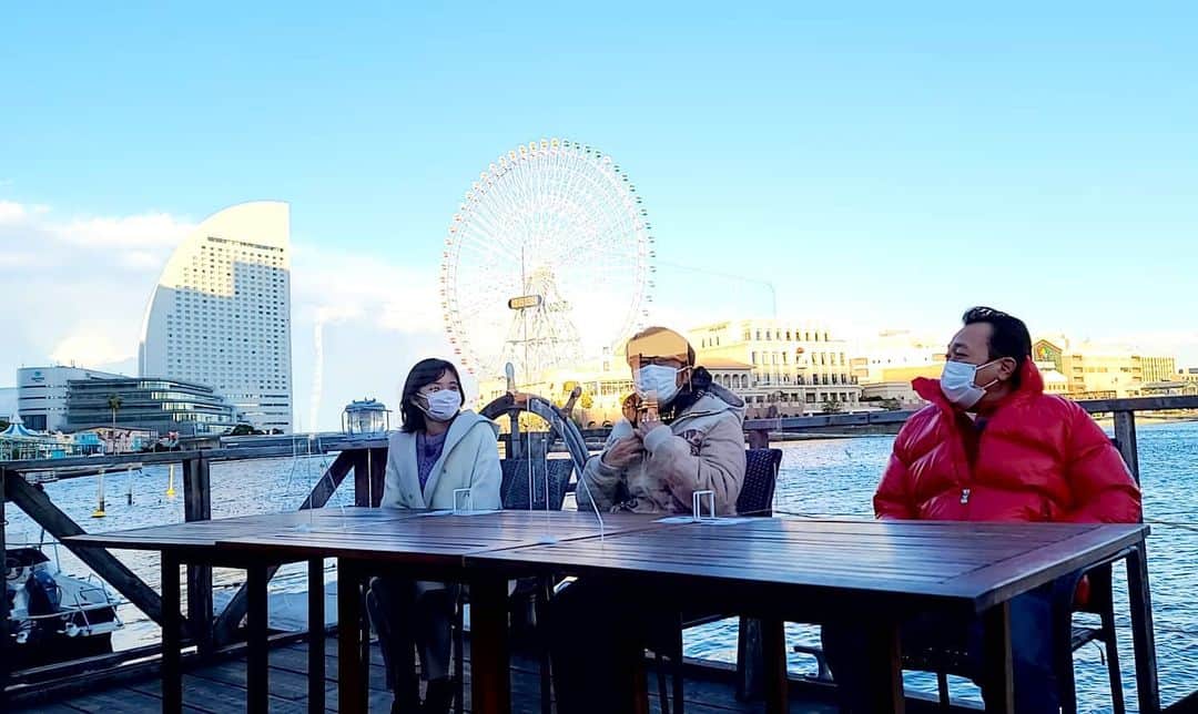 小高亮のインスタグラム：「今夜の「モヤさま」は、みんな大好きTHE横浜です。  抜けるような青空が最高でした！ なので、寒くなんかなかったです。 寒くなんか…  #モヤさま #横浜 #中華街」