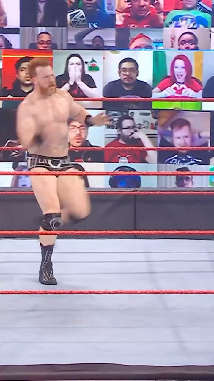 WWEのインスタグラム：「@wwesheamus had @jeffhardybrand looking up at the lights on #WWERaw.」