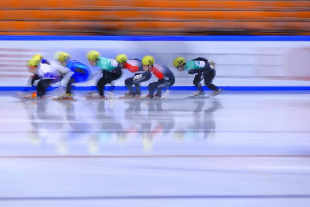 アフロスポーツのインスタグラム：「Photo: @naoki_nishimura.aflosport   The 43rd All Japan Short Track Speed Skating Championships at Teisan ice skating training center in Nagano, Japan. #Shorttrack #speedskating #sportsphotography #ショートトラック #日本スケート連盟」