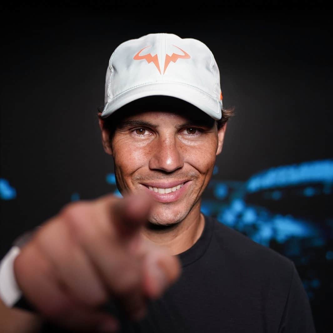 ラファエル・ナダルのインスタグラム：「Tomorrow first match for me at the 2021 @australianopen   Ready. You? 😉  #australianopen @australianopen   #Melbourne #Tennis #Nadal #RafaNadal #RafaelNadal」