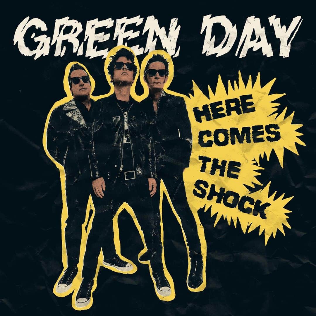 Green Dayのインスタグラム：「Loud season is back!!! New song "Here Comes The Shock" out Sunday in North America + the rest of the world on Monday. Hear it first during this Saturday's #NHLOutdoors at Lake Tahoe game at 3pm ET on @NBC ⚡⚡ @NHL」