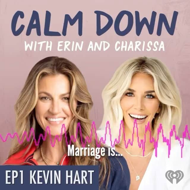 エリン・アンドリューズのインスタグラム：「Repost from @calmdownpodcast • Episode 1 of Calm Down with @erinandrews and @charissajthompson is OUT NOW!!   Our first guest is @kevinhart4real!!! Hit the link in our bio to listen! #CalmDown #NewPodcast #OutNow」
