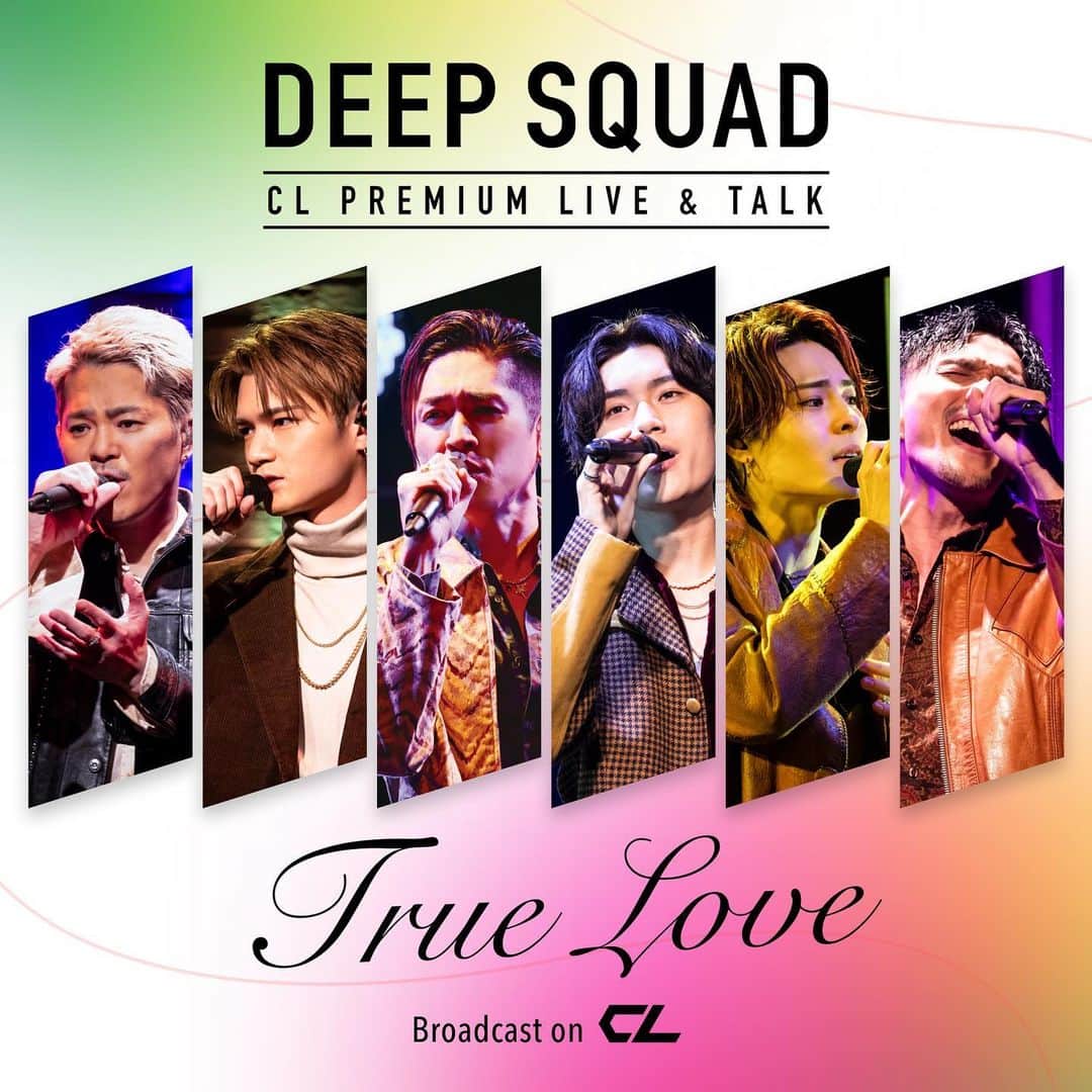 KEISEIのインスタグラム：「2021.3.5  DEEP SQUAD  CL PREMIUM LIVE & TALK 「TRUE LOVE」  @deep_squad_official  @cl_official_acc」