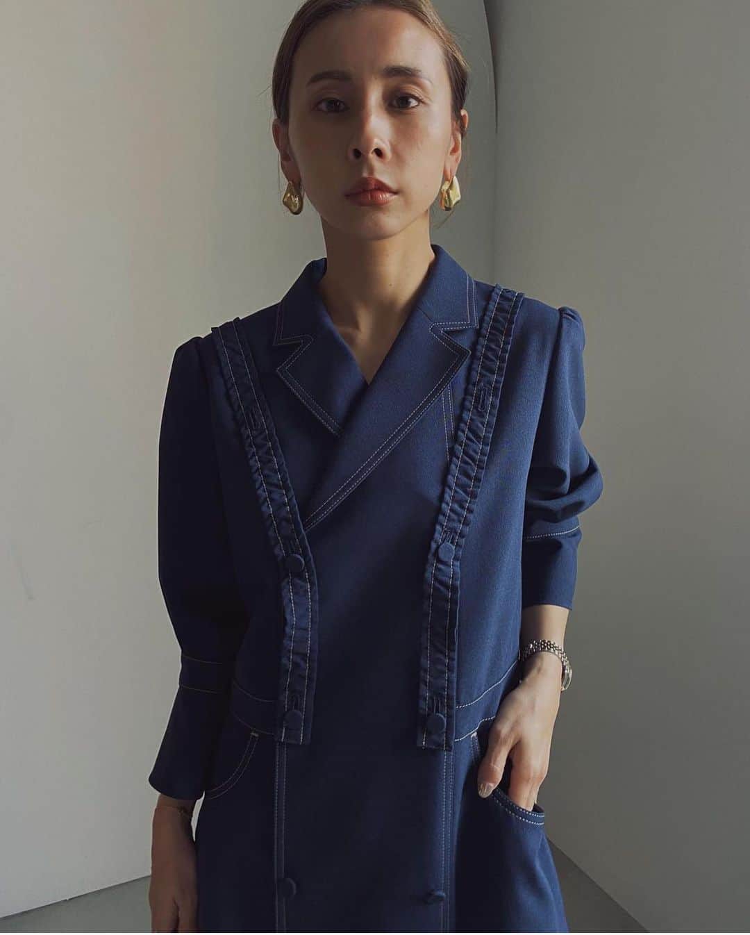 黒石奈央子さんのインスタグラム写真 - (黒石奈央子Instagram)「あめりふく . . tailor suspender dress ¥