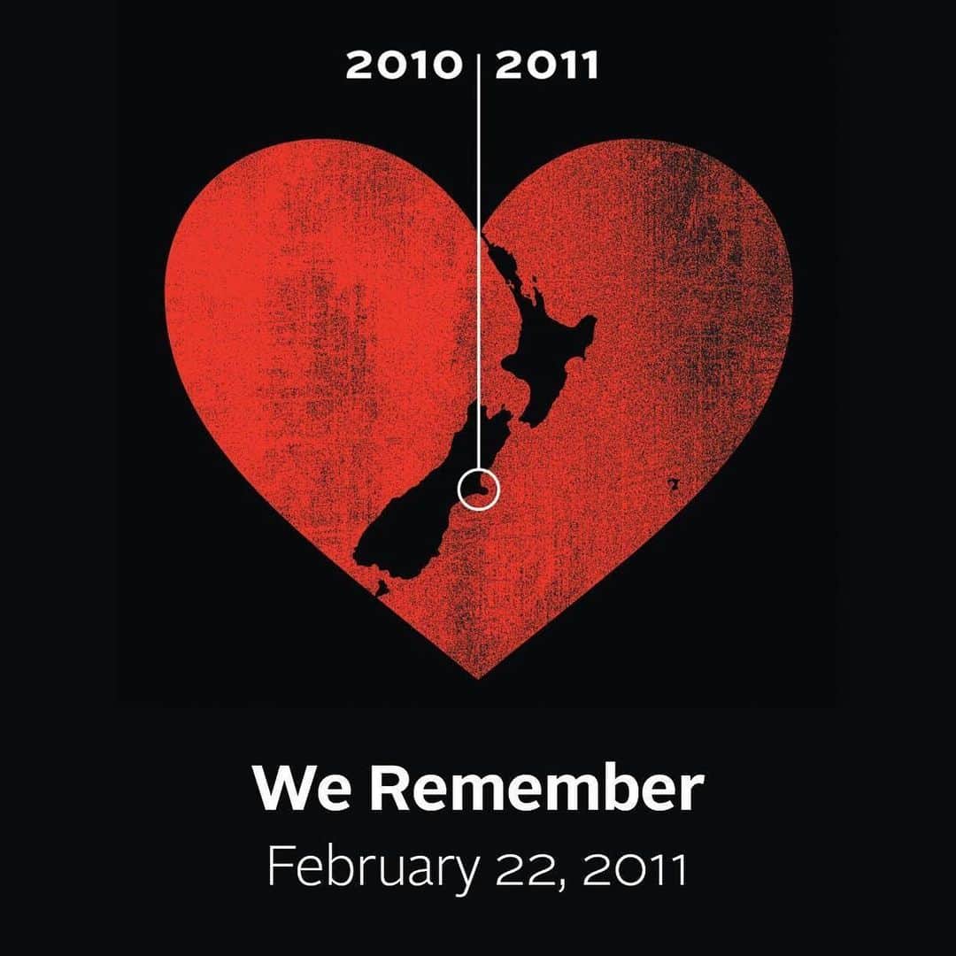 ダニエル・カーターのインスタグラム：「10 years ago the city I love was hurt and damaged. Today, we remember #together #Feb22 #earthquake」