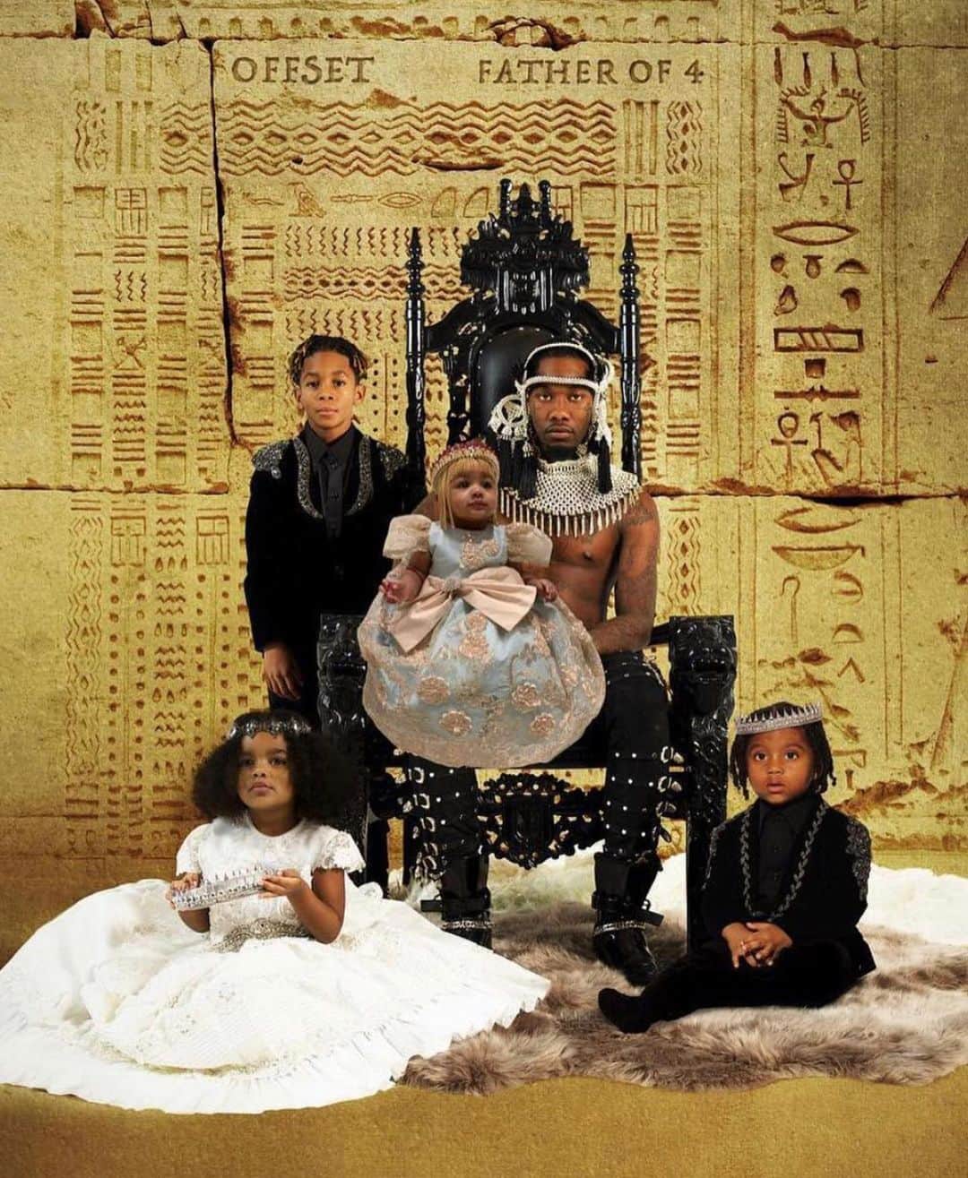 Migosのインスタグラム：「Happy Anniversary To @offsetyrn Debut Album “Father Of 4” !」