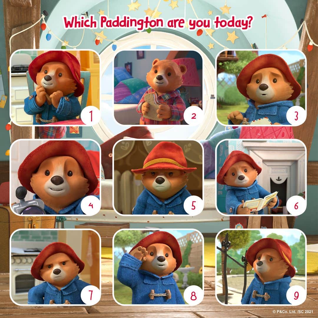 Paddington Bearのインスタグラム：「Which Paddington are you today?」