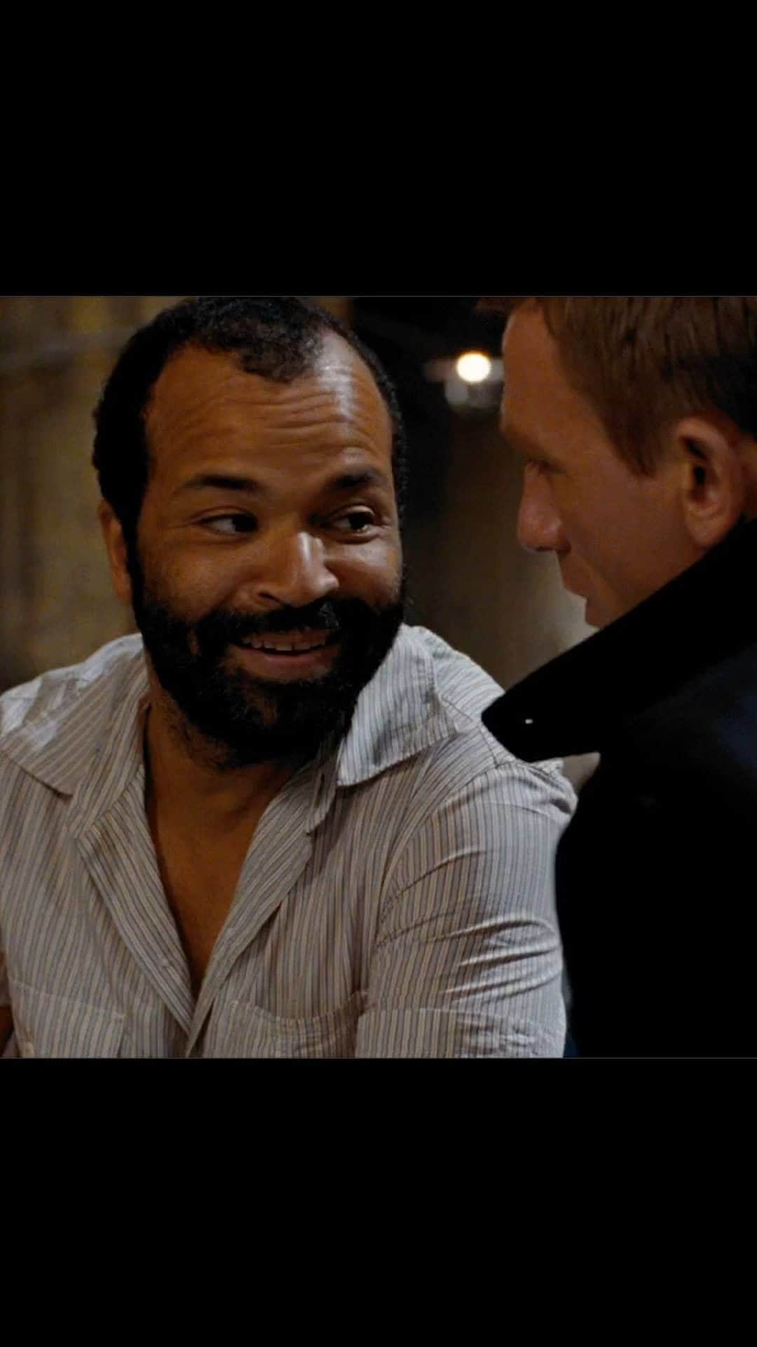 James Bond 007のインスタグラム：「“I heard a rumour you’d gone native…” Bond (Daniel Craig) and Felix Leiter (Jeffrey Wright) share a (very quick) drink in QUANTUM OF SOLACE. The scene was filmed on this day in 2008.」