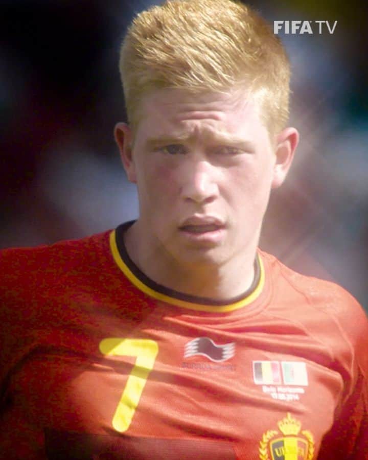 FIFAワールドカップのインスタグラム：「🇧🇪 🎯 Laser accuracy   It's the only way @kevindebruyne knows how! 💣  #ShowReels #WorldCup @belgianreddevils #Belgium」