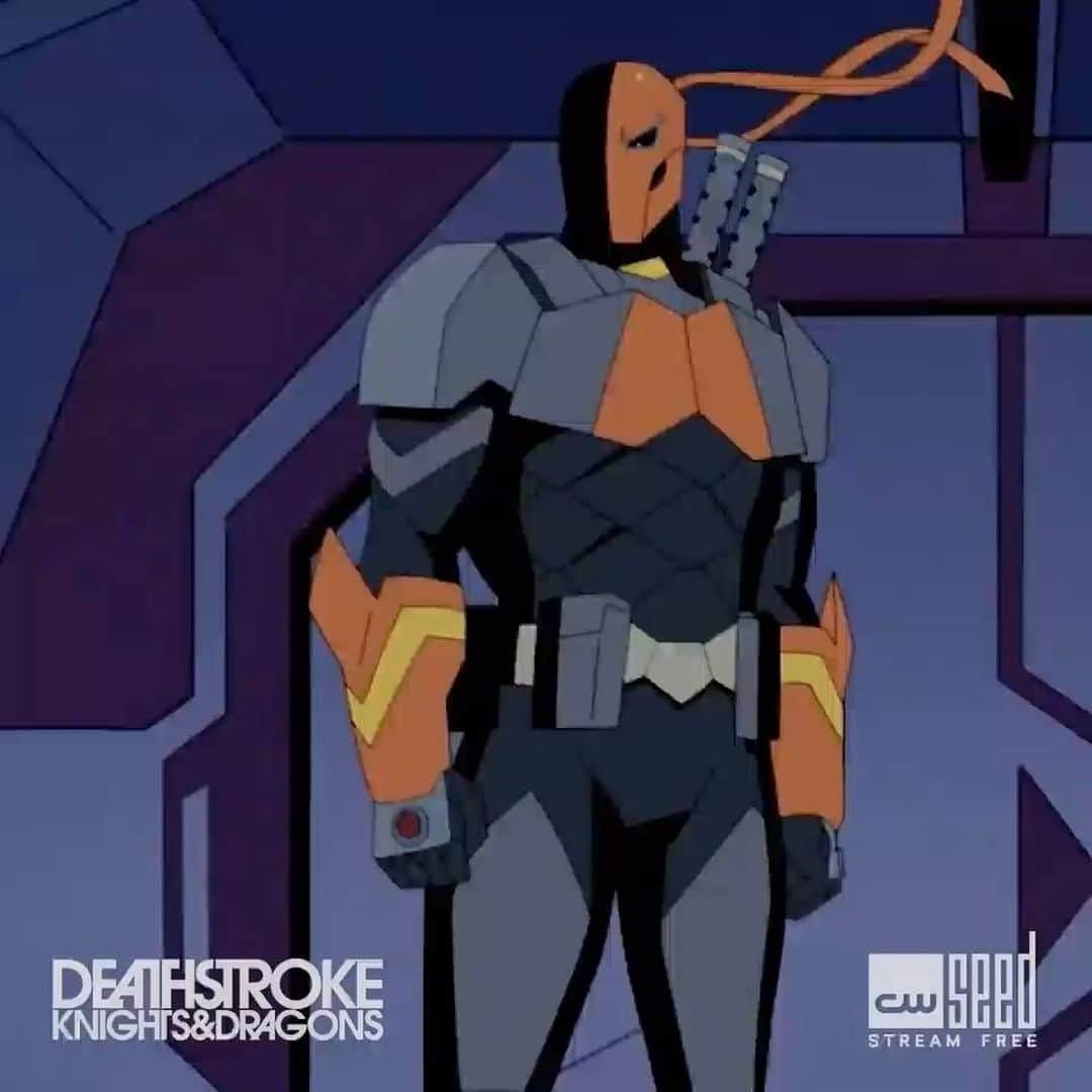 The CWのインスタグラム：「DC’s greatest villain gets to play the hero in #Deathstroke: Knights & Dragons, streaming free on @cwseed!」