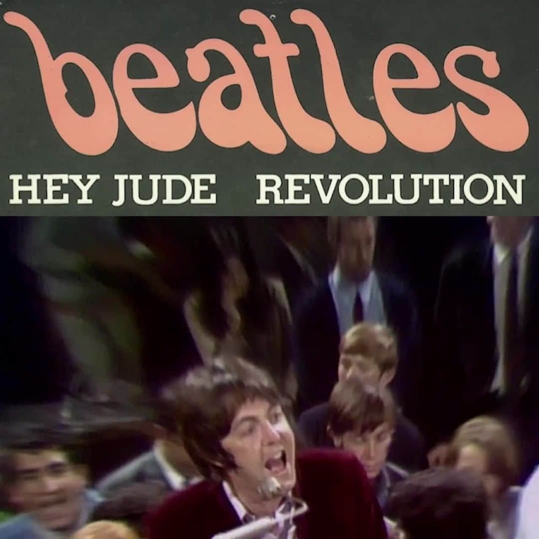 The Beatlesのインスタグラム：「‘Hey Jude’ had been on sale in America for a week before the band were able to record this video. ⁠ ⁠ To shoot it, they returned to Twickenham Film Studios, and used director Michael Lindsay-Hogg who had worked with them on ‘Paperback Writer’ and ‘Rain’.⁠ ⁠ An audience of around 300 local people were brought in for the song’s finale - as well as some of the fans that gathered regularly outside Abbey Road Studio. ⁠ ⁠ Their presence had an unlikely upside for The Beatles in their long-running saga with the Musicians’ Union, in that the MU were fooled into believing the band were playing live when in fact they were miming for the vast majority of the song. Paul, however, sang live.⁠ ⁠ “Magnificent! A perfect rendition! Ladies and gentlemen, there you see the greatest tea-room orchestra in the world,” said David Frost, after its first broadcast - on the ‘Frost On Sunday’ show, 8 September 1968.⁠ ⁠ Go to the link in our bio to hear the full song!⁠ ⁠ @johnlennon @paulmccartney @georgeharrisonofficial @ringostarrmusic」