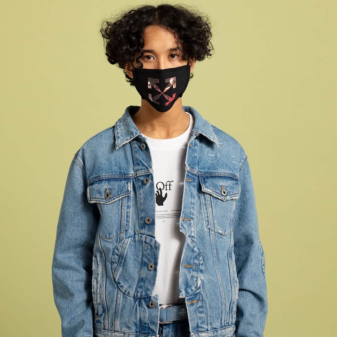 OFF-WHITE C/O VIRGIL ABLOHのインスタグラム：「re21 men’s Off-White™ “mask” collection now available online at off---white.com.  styling c/o @fabipoppy photography c/o @claudia._.ferri」