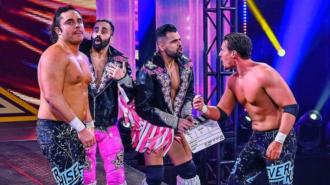 WWEのインスタグラム：「#BollyRise is officially on the rocks after another loss on #205Live!」