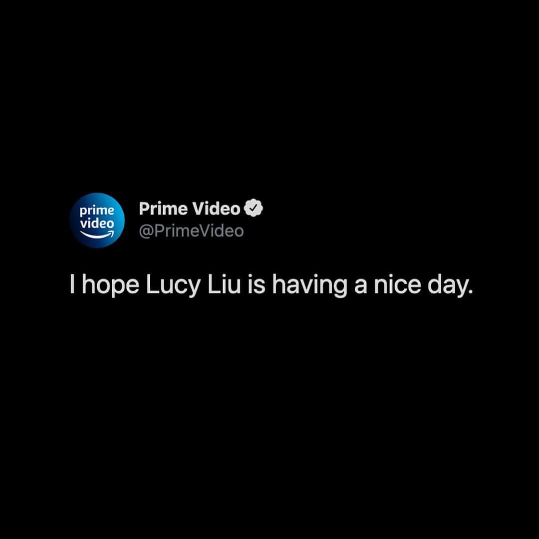 Amazon Videoのインスタグラム：「1 like = 1 blessing for Lucy Liu 😌」