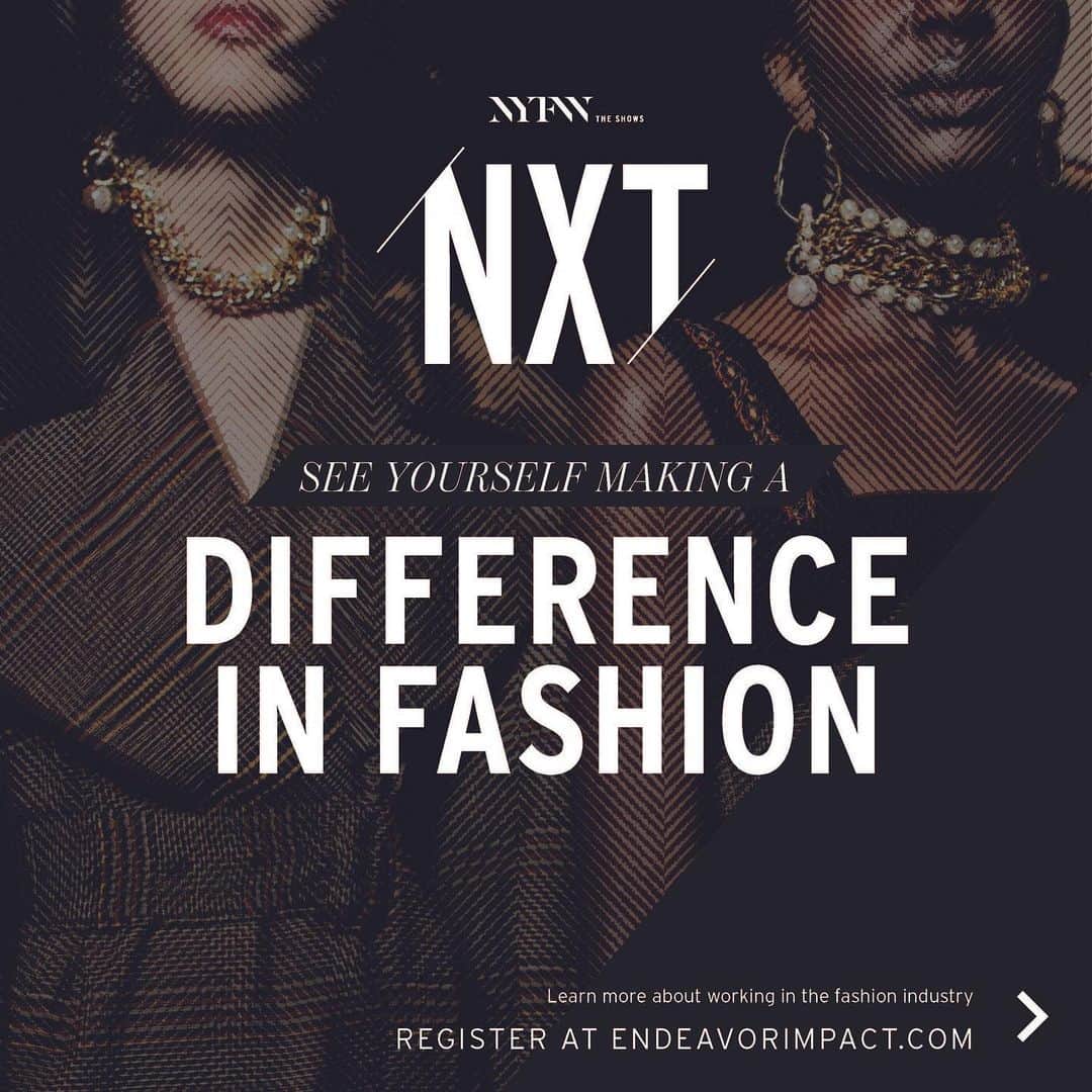 Fashion Weekのインスタグラム：「NYFW: NXT returns March 1! This virtual training program is designed to support all aspiring professionals who are interested in learning more about entering, succeeding, and making change in today’s fashion industry. Created in partnership with @nyfw, @imgmodels, @thewallgroup, @imgfocus, @imglens and @artandcommerce. To register, visit endeavorimpact.com.」