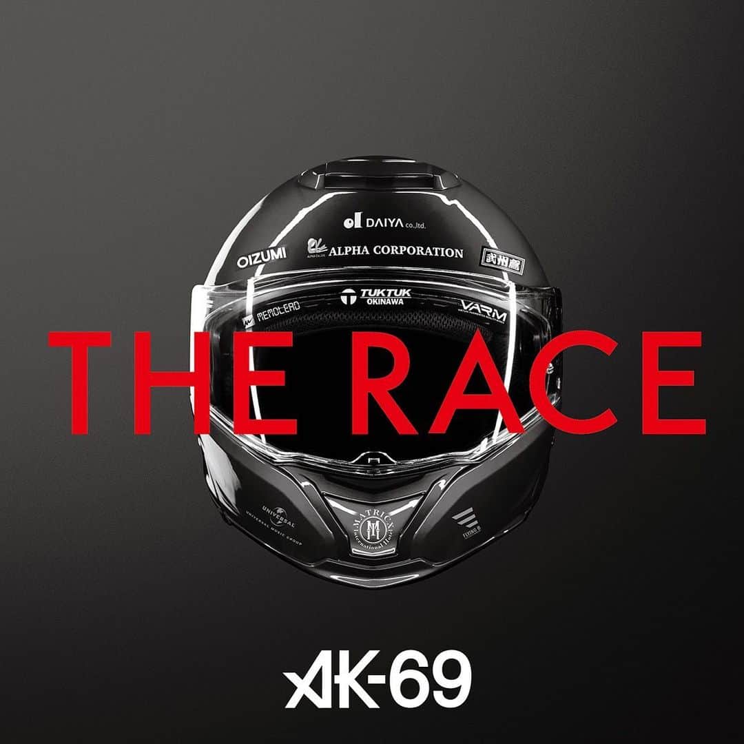 AK-69のインスタグラム：「【BREAKING NEWS】 New Album 「The Race」 2021.06.09 out  [Limited Edition] CD+DVD, 10 songs  #AK69 #DefJamRecordings #TheRace」