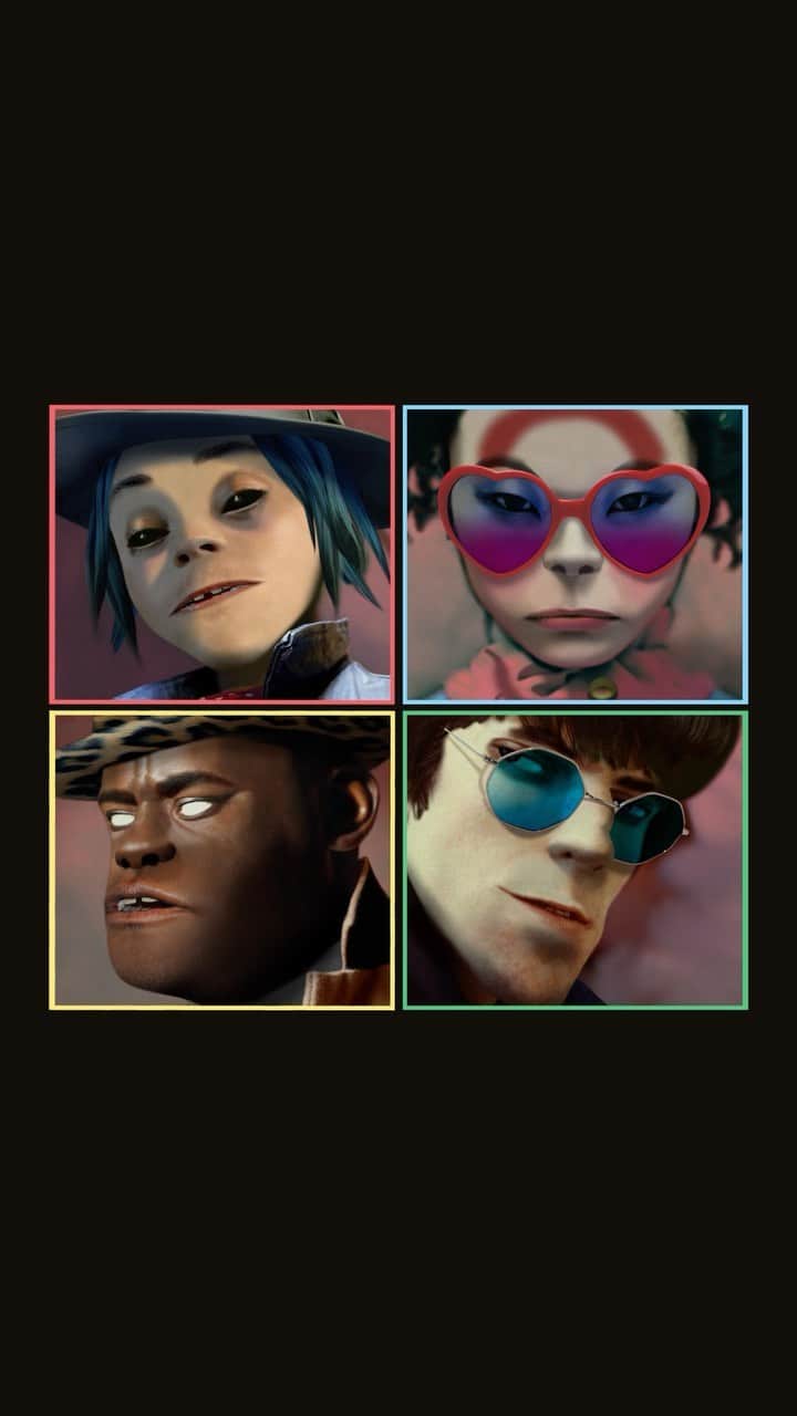 Gorillazのインスタグラム：「Drop your top track in the comments 🔝👇  #Gorillaz20」