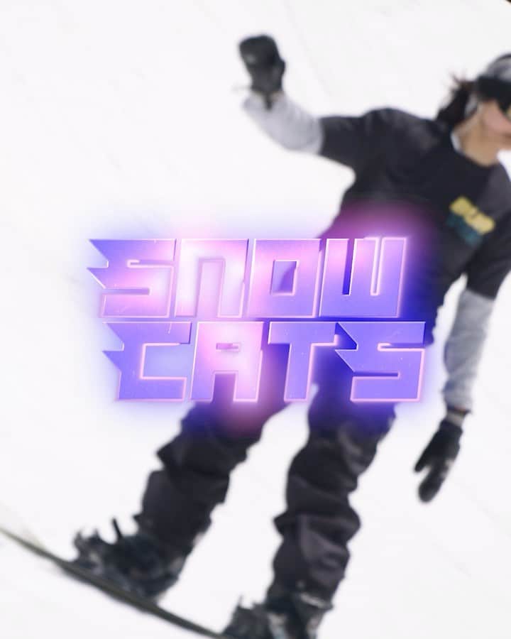 村瀬心椛のインスタグラム：「#snowcats coming soon 🐈‍⬛🔜   @monsterenergy   @mr___skin / @jerm_worldwide 🎥 @dashanosova 📸」
