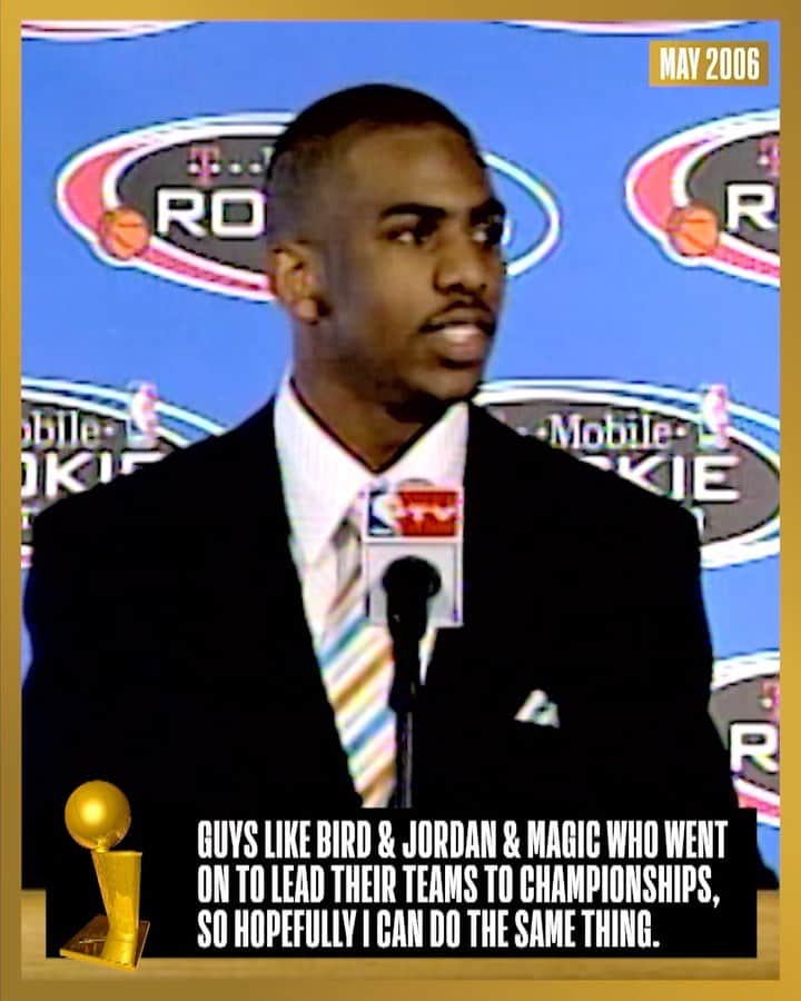 NBAのインスタグラム：「🗣 16 seasons in… Chris Paul’s championship quest! #ThatsGame  🏆 #NBAFinals presented by YouTube TV 🏆」