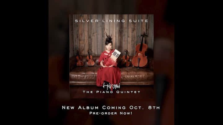 上原ひろみのインスタグラム：「My new album ‘Silver Lining Suite’ will be available everywhere on October 8th (September 8th in Japan). Looking forward to share this new music with you soon!」